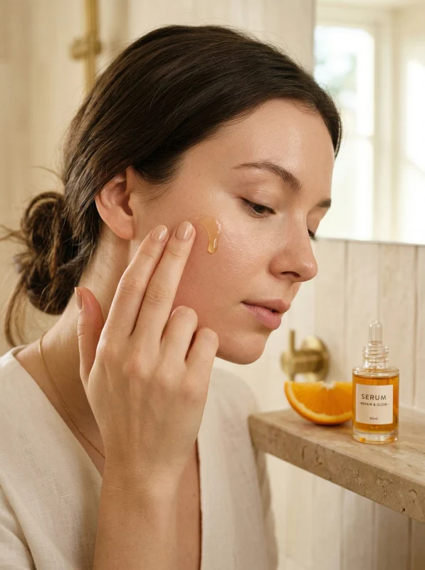 Nakładanie serum do twarzy na skórę – aplikacja serum krok po kroku